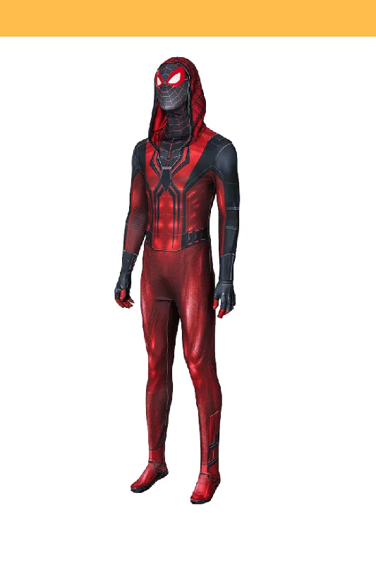 Today Only Today Only Miles Morales Crimson Cowl Digital Printed Cosplay Costume