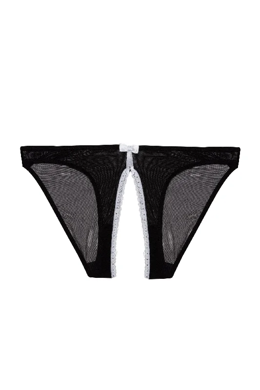 Markdowns Miranda Black and Ivory Ouvert Brief
