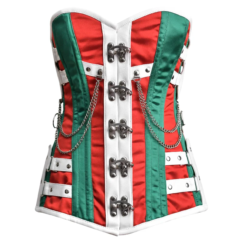 Weekend Savings Sensation Multi Color Steampunk corset Top - Laced Corset