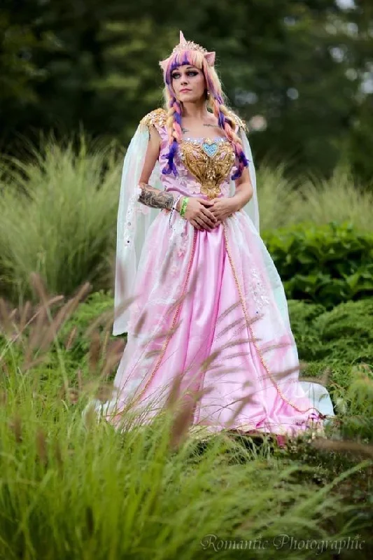 Value Deals My Little Pony Princess Cadance Inspired Medieval Renaissance Ball Gown Dress Skirt with Corset Value Deals My Little Pony Princess Cadance Inspired Medieval Renaissance Ball Gown Dress Skirt with Corset