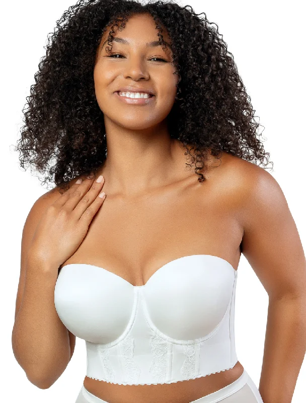 Year-End Sale Parfait Elissa Longline Strapless Bustier, White| White Strapless Bustier | Parfait Elissa Longline Strapless Bra White Year-End Sale Parfait Elissa Longline Strapless Bustier, White| White Strapless Bustier | Parfait Elissa Longline Strapless Bra White
