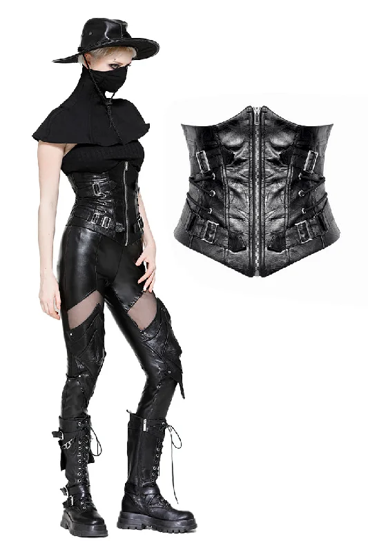Weekend Bargains Await You Punk metal decor waist corset CW088