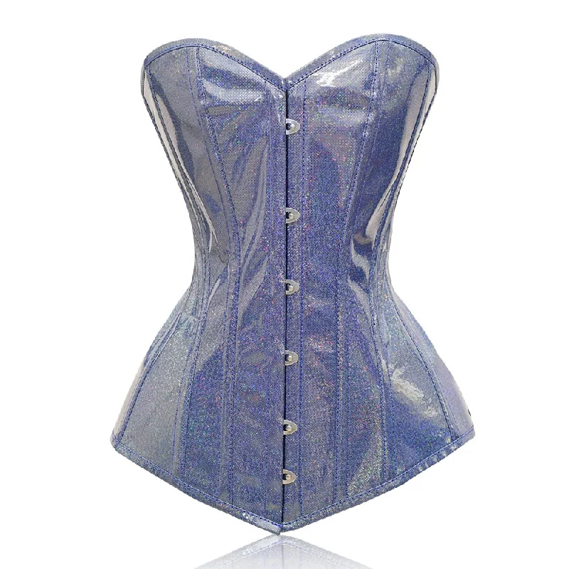 Weekend Savings Spree PVC  Over Bust Corset Top - Laced Corset
