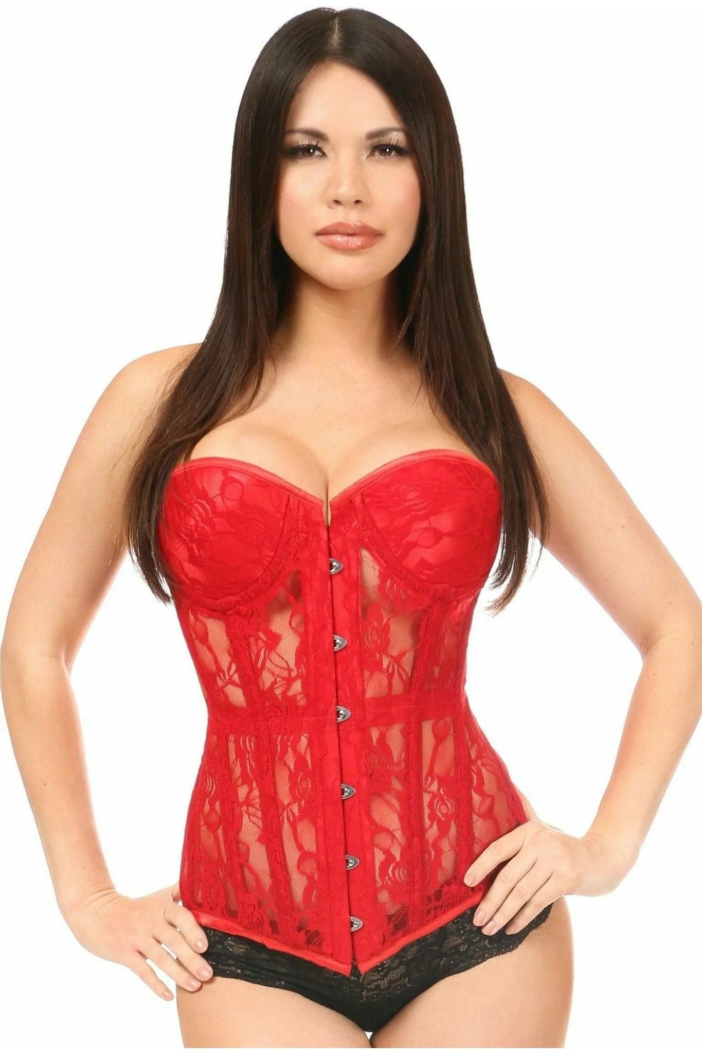 Early Bird Queen Sheer Lavish Lace Underwire Corset
