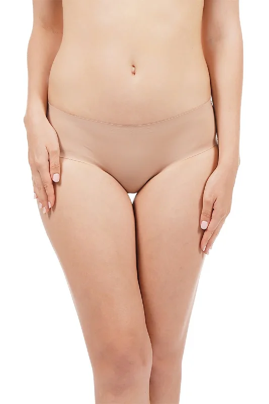 Don't Wait Vanish Seamless Hipster Panty - Sandalwood