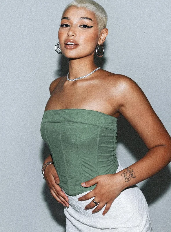Weekend Specials You Can't Miss Swans Corset Mint Green