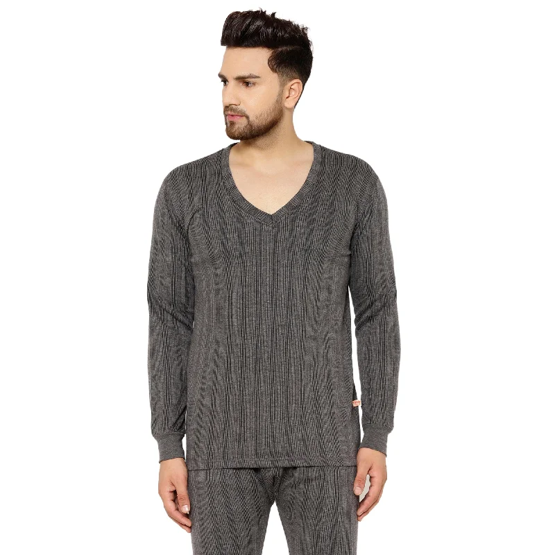 Overstock Vimal Jonney Black Thermal Top For Men's