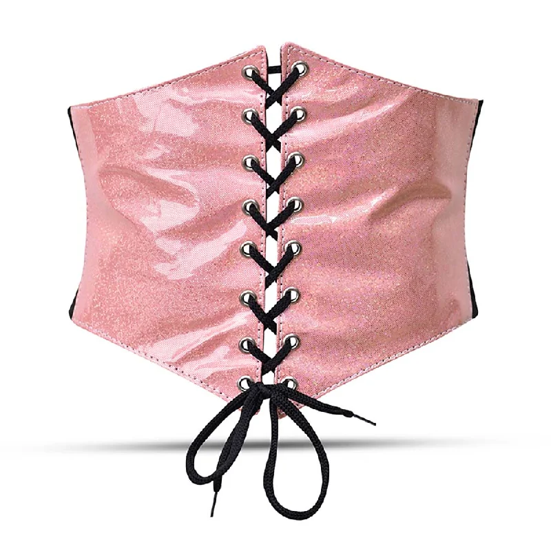 Lowest Price Pink Waist Cincher - Under bust corset belt