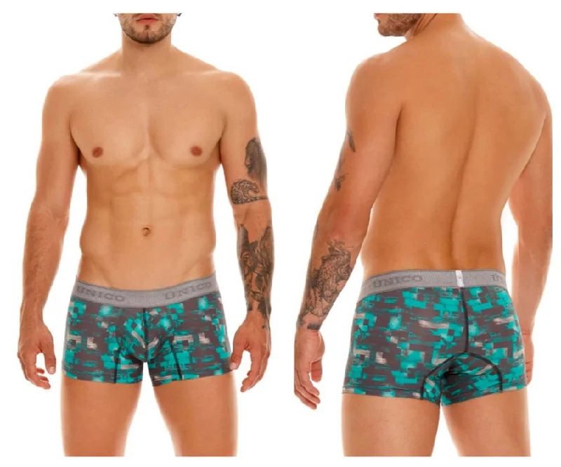 Lowest Rates Unico 23050100104 Escaque Trunks Color 63-Green