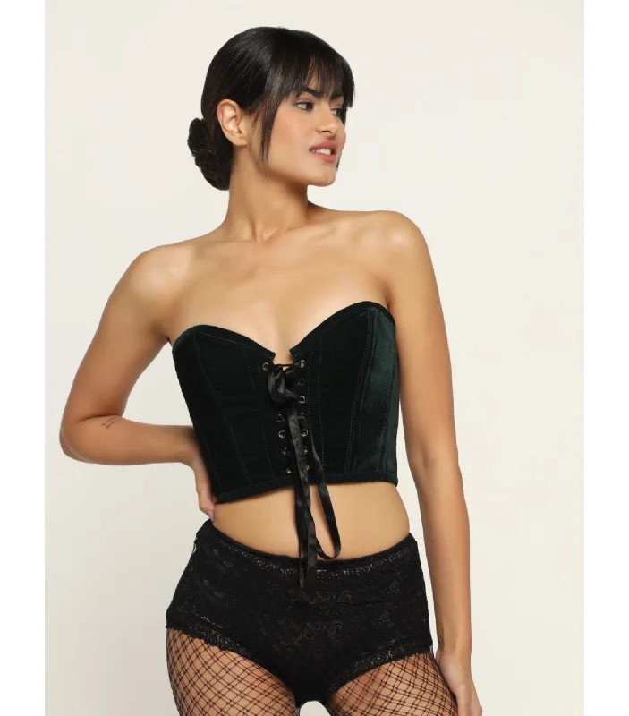 Weekend Savings Sensation Valvet Corset Top