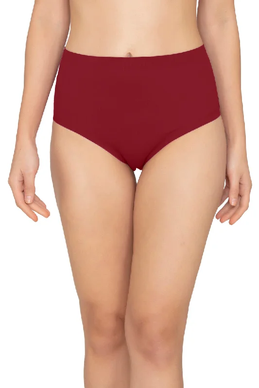 Price Slash Vanish Seamless Full Brief Panty - Henna