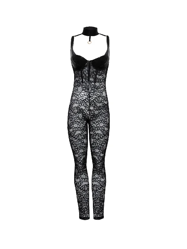 Great Bargains Fetish Wear Me Now, Wear Me Later Bustier Lace Catsuit
