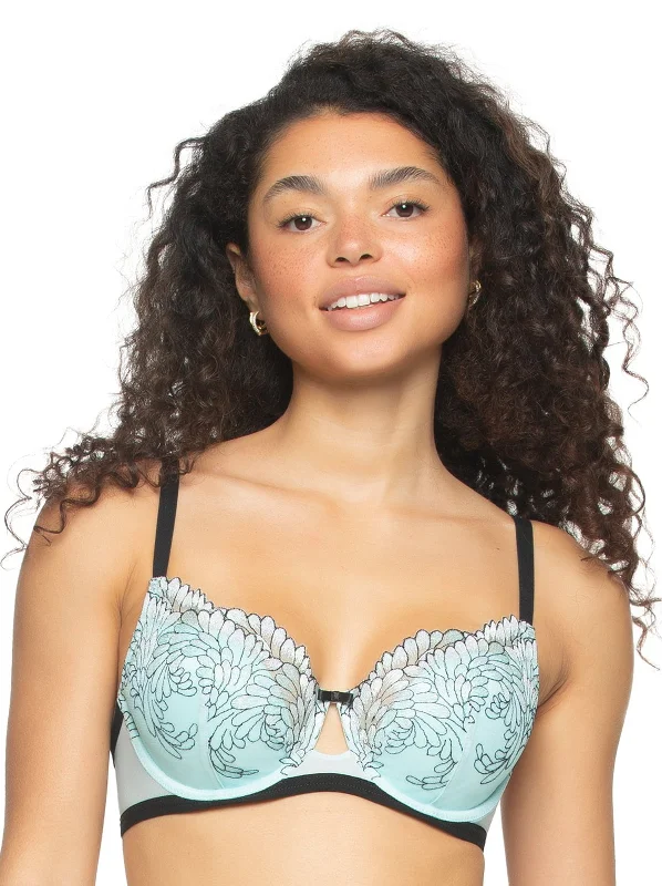 Weekend Savings Fiesta Aura Embroidered Contour Bra | Paramour by Felina