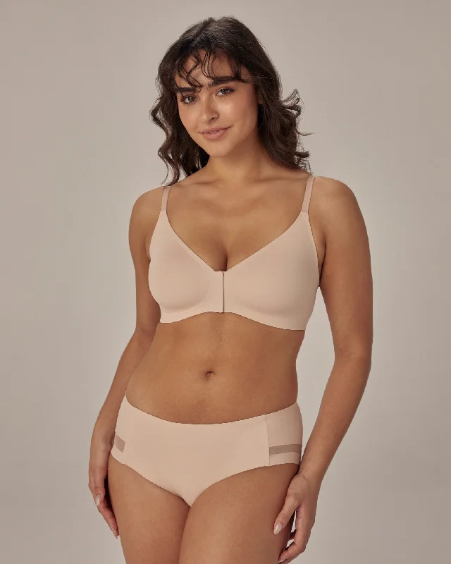 Shop and Save Comfit Collection Wire Free Front Opening Bra