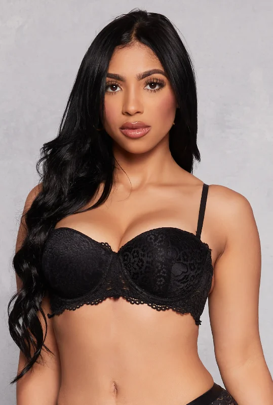 Special Savings Scalloped Lace Balconette Bra | Convertible to Strapless
