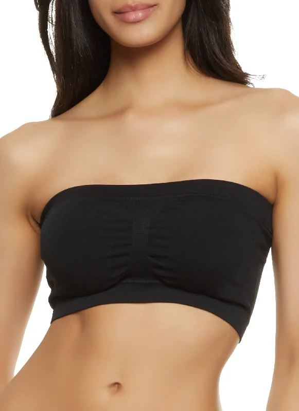 While Supplies Last Solid Seamless Bandeau Bra