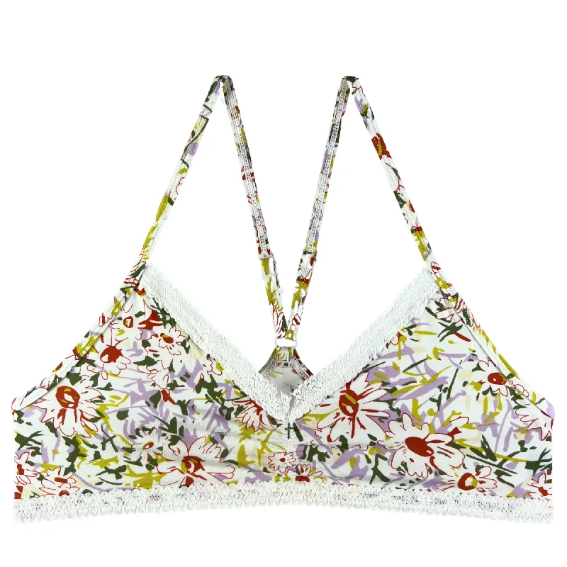 Daily Deals Blush Micro Lace Trim Bralette