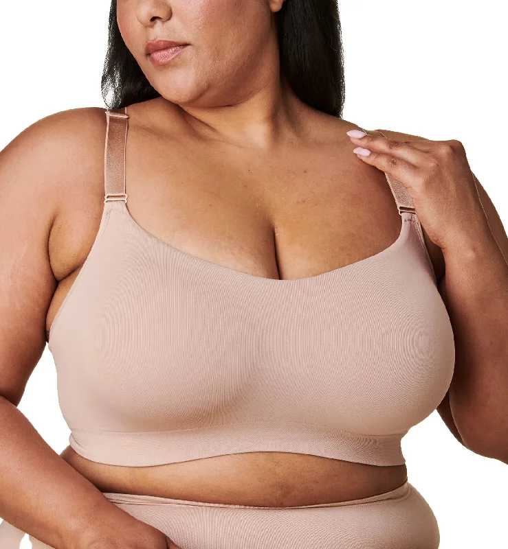 Can't Beat BRAVADO! DESIGNS Intrigue Everyday Balconette FULL CUP Wire-Free Bra (11058FC) - Cameo