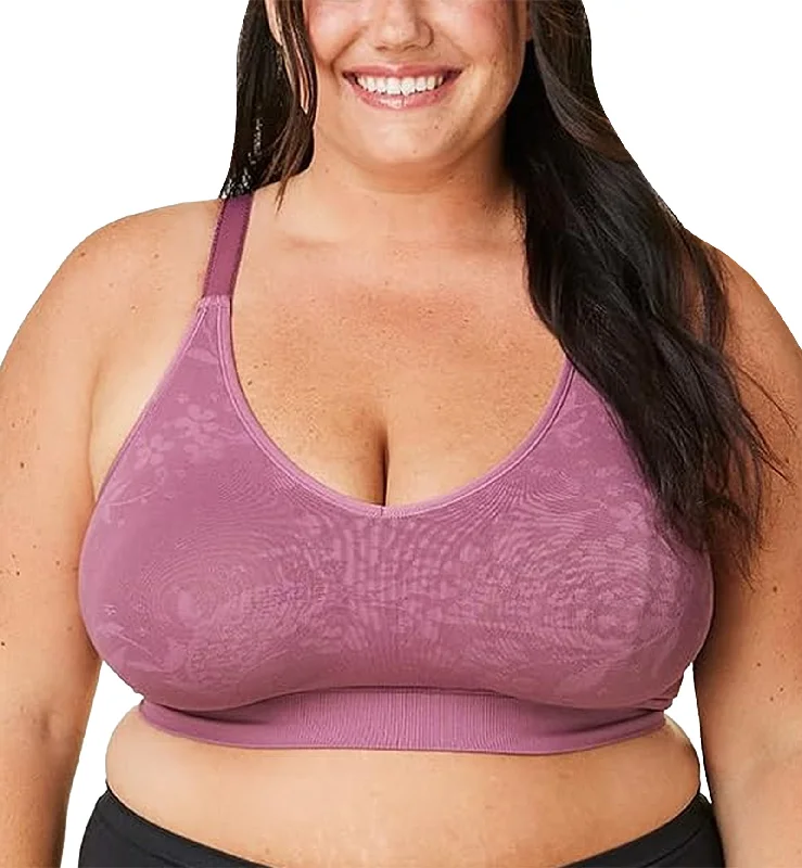 Special Buy BRAVADO! DESIGNS Everyday Sculpt FULL CUP Wire-Free Bra (11045FC) - Berry Jacquard