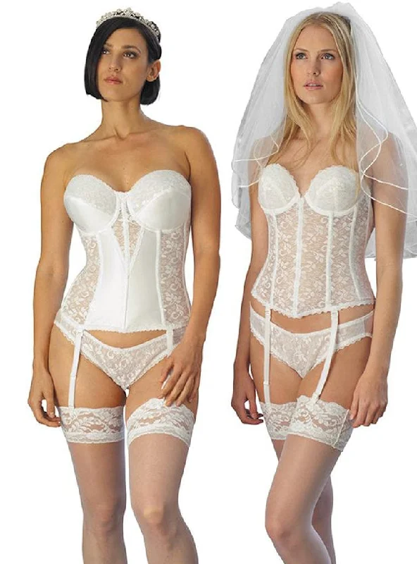 Don't Miss Out Carnival Lace Full Coverage Strapless Bustier