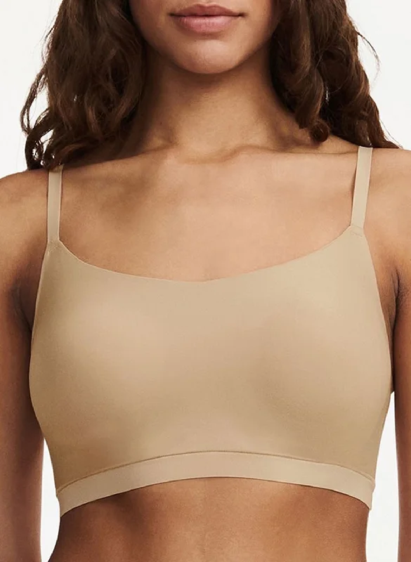 Extra Discounts SoftStretch Ultra Beige Padded Scoop Bra Top