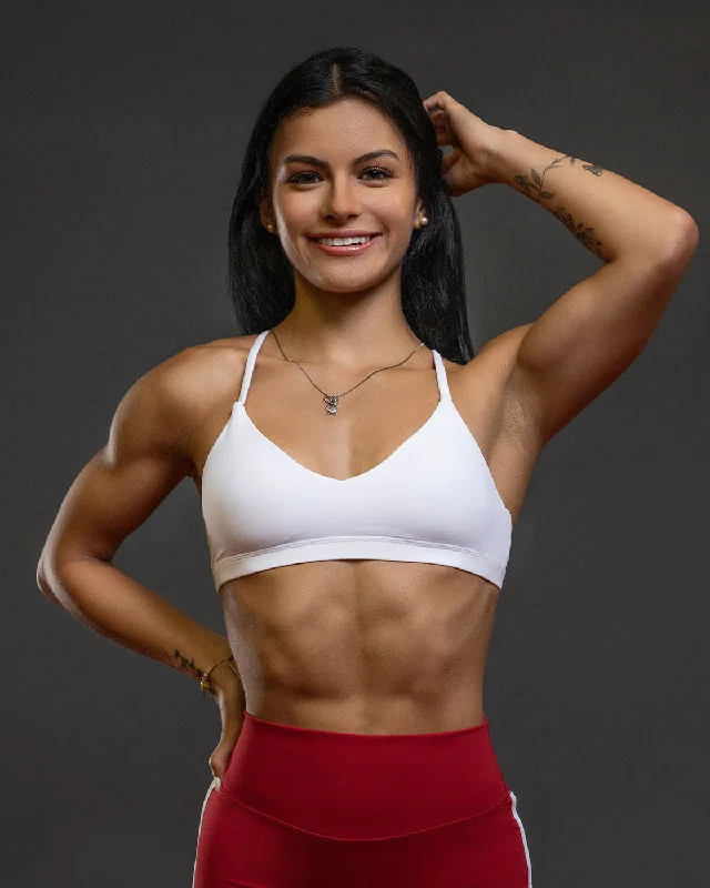 Weekend Savings Sensation Comfy AF Sports Bra White