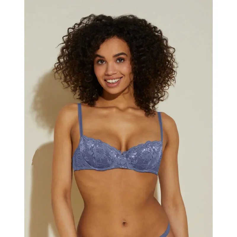 Weekend Savings Spectacular Cosabella Never Say Never Pushie Push-up bra in Luzerne Blue