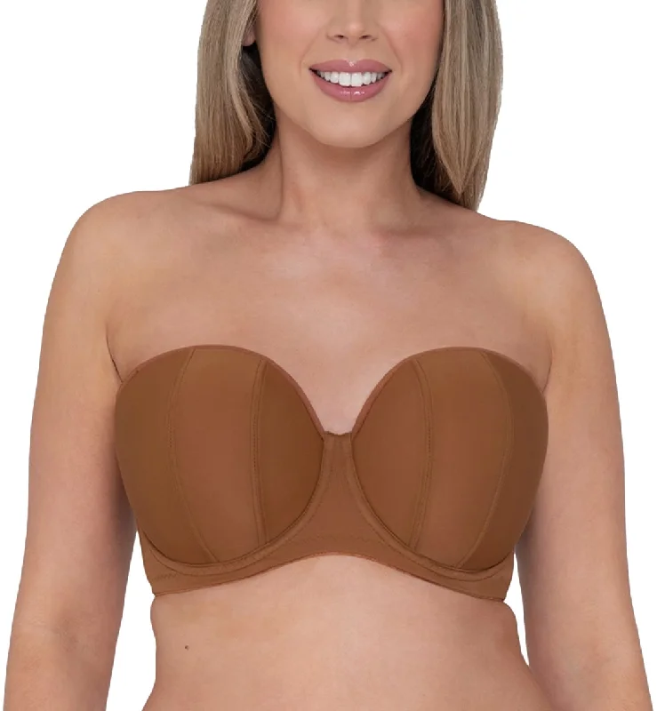 Buy More, Save More Curvy Kate Luxe Multiway Strapless Underwire Bra (CK2601) - Caramel