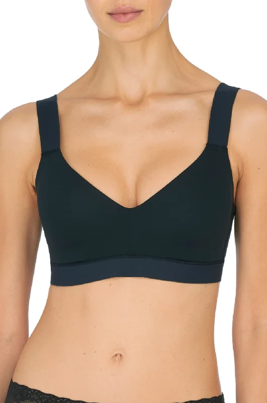 Weekend Deals to Make You Happy Dynamic Convertible Contour Sports Bra in Black