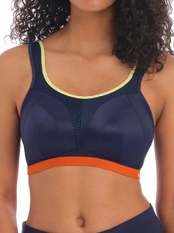 Time-Limited Offer Dynamic Non-Wired Sports Bra - Navy Spice