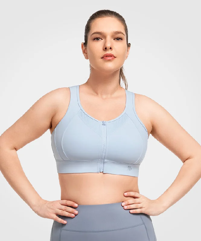 Price Cut Echo Jacquard Mesh Zip Front Padded Running Bra | Women's High Support Sports Bra Price Cut Echo Jacquard Mesh Zip Front Padded Running Bra | Women's High Support Sports Bra