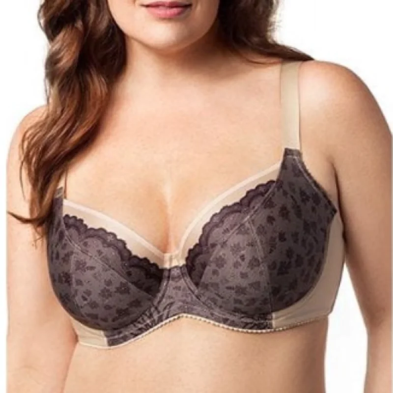 Price Slash Balcony Underwire Bra 2517 - Black Lace/ Nude