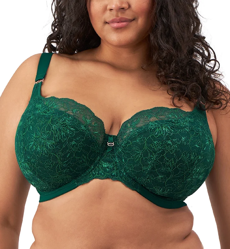 Act Fast Elomi Brianna Padded Half Cup Underwire Bra (8081) - Rainforest
