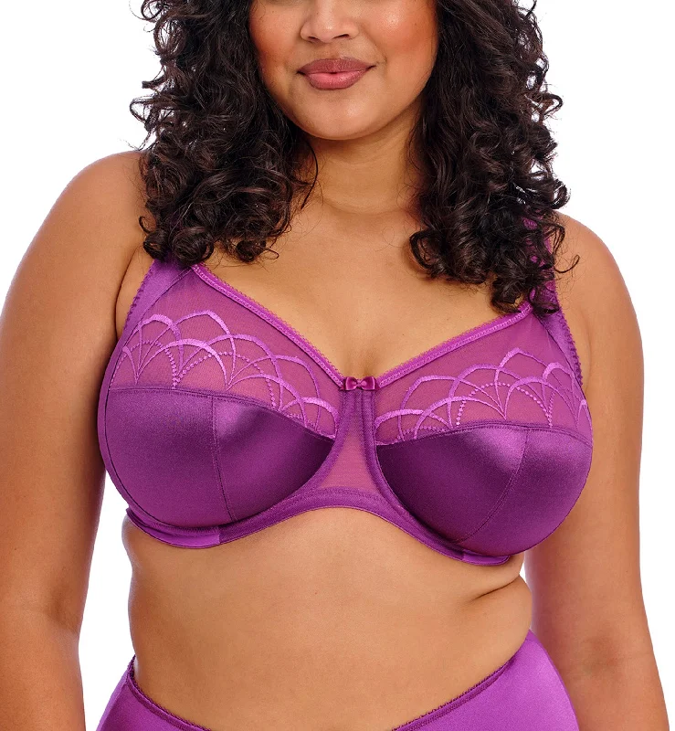 Savings Galore Elomi Cate Embroidered Full Cup Banded Underwire Bra (4030) - Dahlia