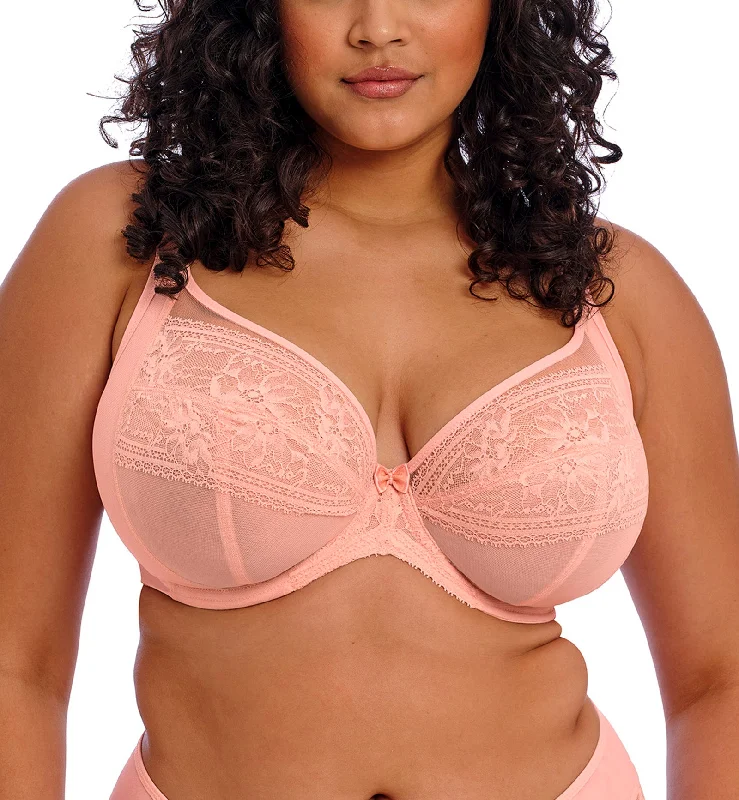 Limited Stock Elomi Kendra Plunge Underwire Bra (301602) - Rose Bud
