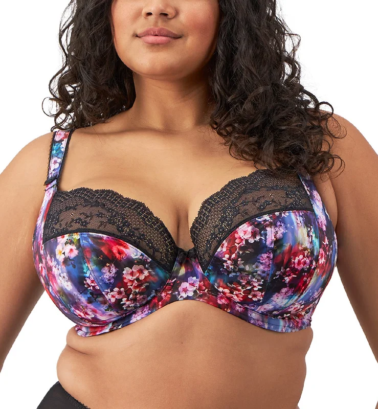 Weekend Savings Bonanza Elomi Lucie Banded Stretch Lace Plunge Underwire Bra (4490) - Cherry Blossom