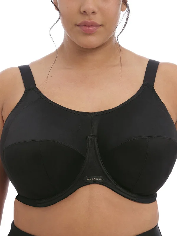 Instant Discount Energise Sports Bra - Black
