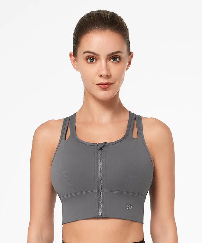 Limited Availability Enfold Longline Hollow Racerback Padded Running Bra | Women's High Support Sports Bra Limited Availability Enfold Longline Hollow Racerback Padded Running Bra | Women's High Support Sports Bra
