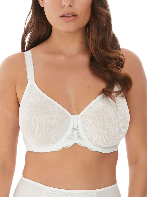 Super Deal Impression Moulded Bra - White