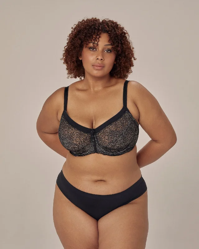 Weekend Offers That Sizzle Delicate Lace Underwire Bra