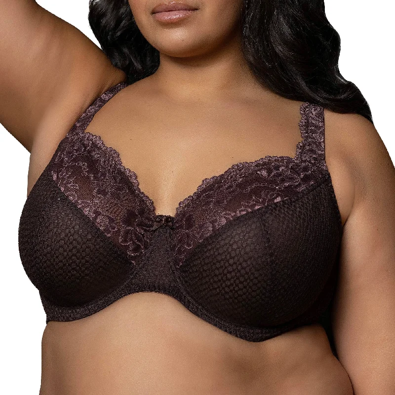 Special Offer Serena Lace Underwire Bra B2761 - Chocolate