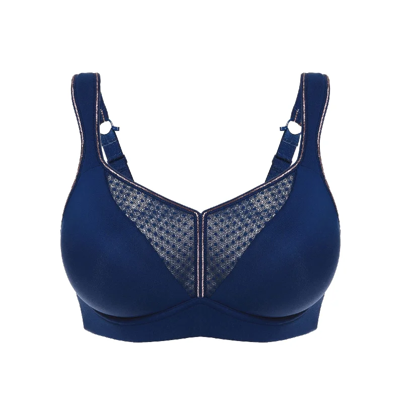 Online Only Harmony High Impact Sports Bra w/ Underwire 1SA262 - Navy