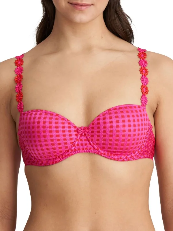 Weekend Discounts to Enjoy Weekend Discounts to Enjoy Avero Padded Balcony Bra - Electric Pink