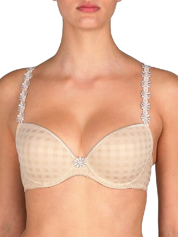 Exclusive Preview Avero Padded Plunge Bra - Caffé Latte