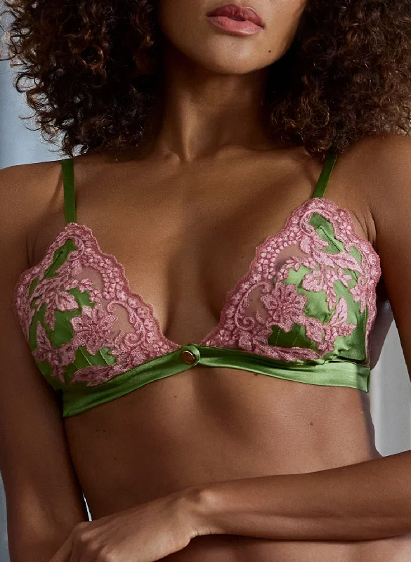 Sneak Peek Sale Vivianne Olive/Rose Non Wire Bra