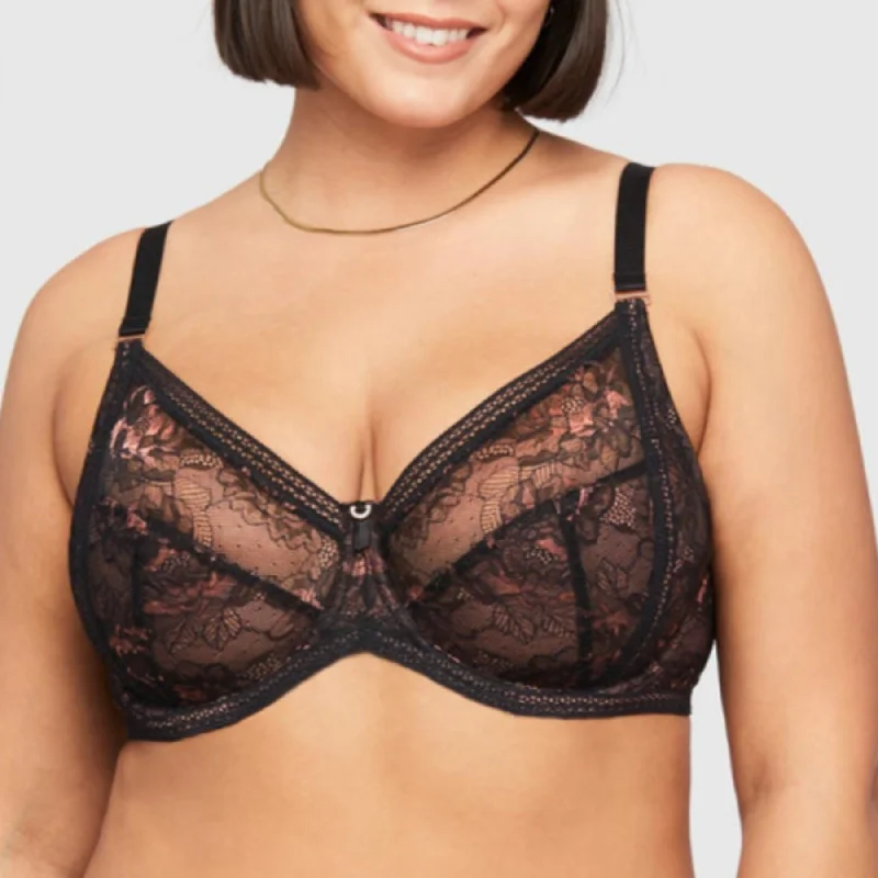 Great Deals Enchanted Muse Bra 9491 - Black/Pecan
