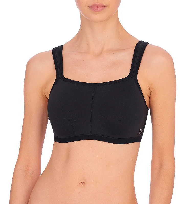 Limited Stock Natori Yogi Contour Convertible Underwire Sport Bra (731050) - Black