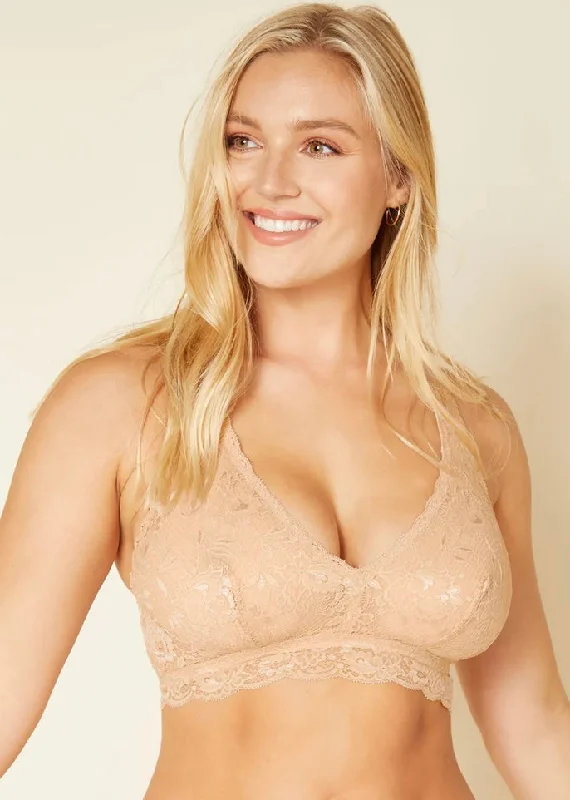 Extra Discounts Never Say Never Curvy Racie Racerback Bra in Sei