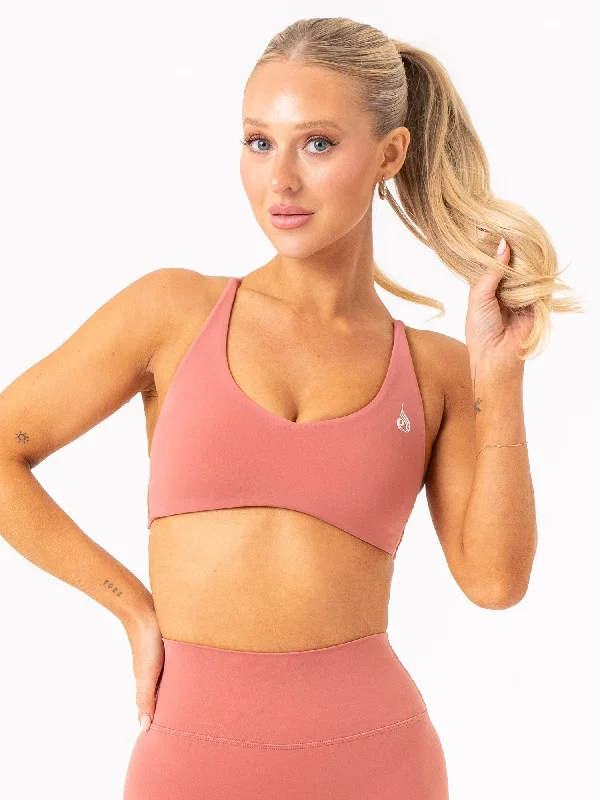 Year-End Sale NKD Embody Sports Crop - Dusty Pink