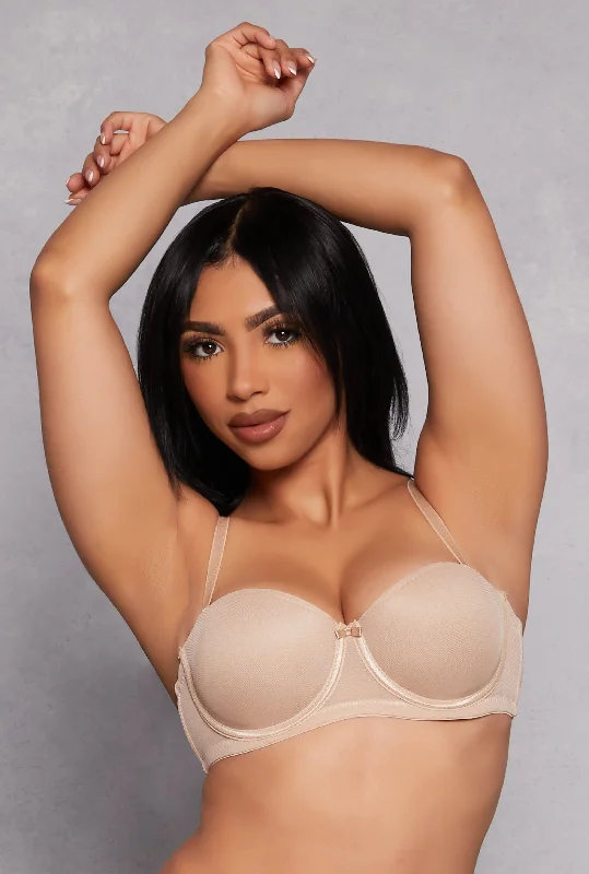 Exclusive Savings Mesh Balconette Bra | Convertible to Strapless